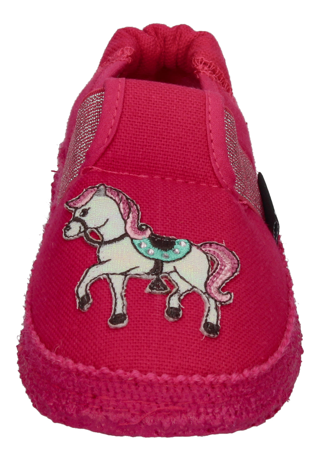 NANGA Kinderschuhe - Hausschuhe ZIRKUS - himbeere