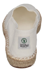 NATURAL WORLD Espadrilles - OLD MERLE 625E - blanco 505-2