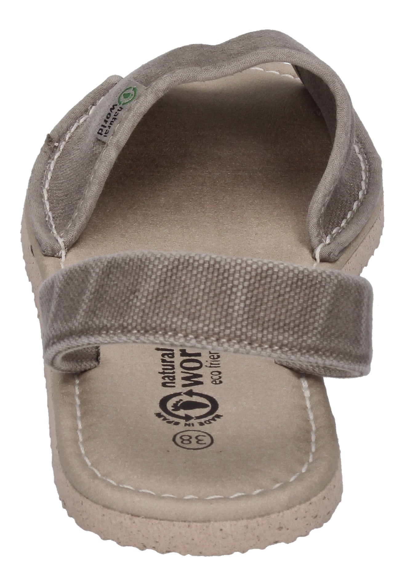NATURAL WORLD Sandalen MENORQUINA 7291E gris claro 670-4