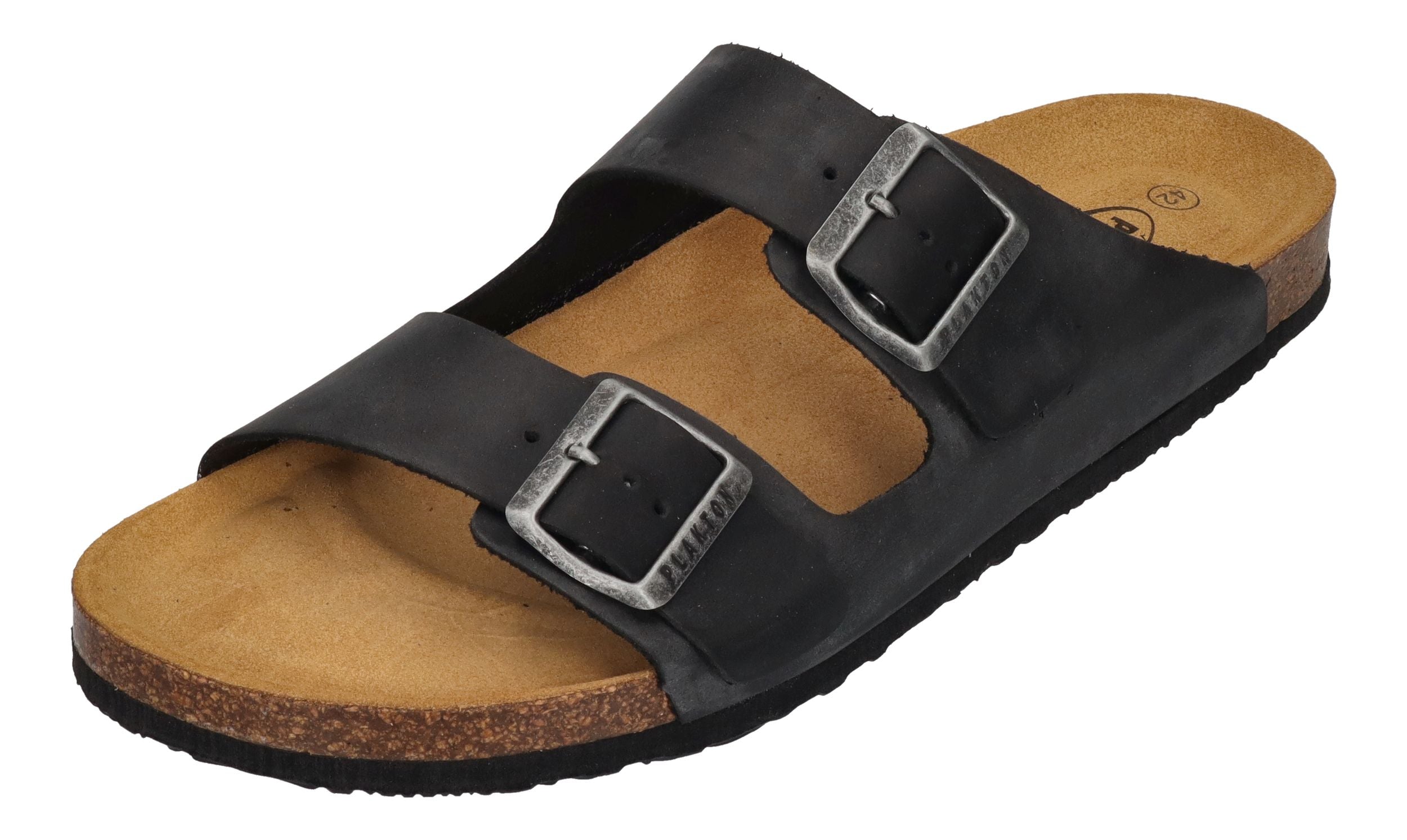 PLAKTON Pantoletten in Übergröße - BARNA 175857 - negro