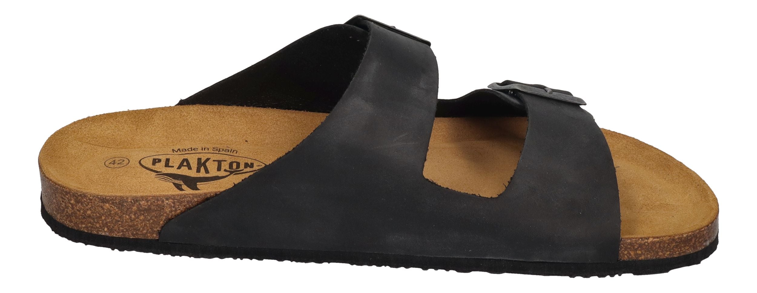 PLAKTON Pantoletten in Übergröße - BARNA 175857 - negro