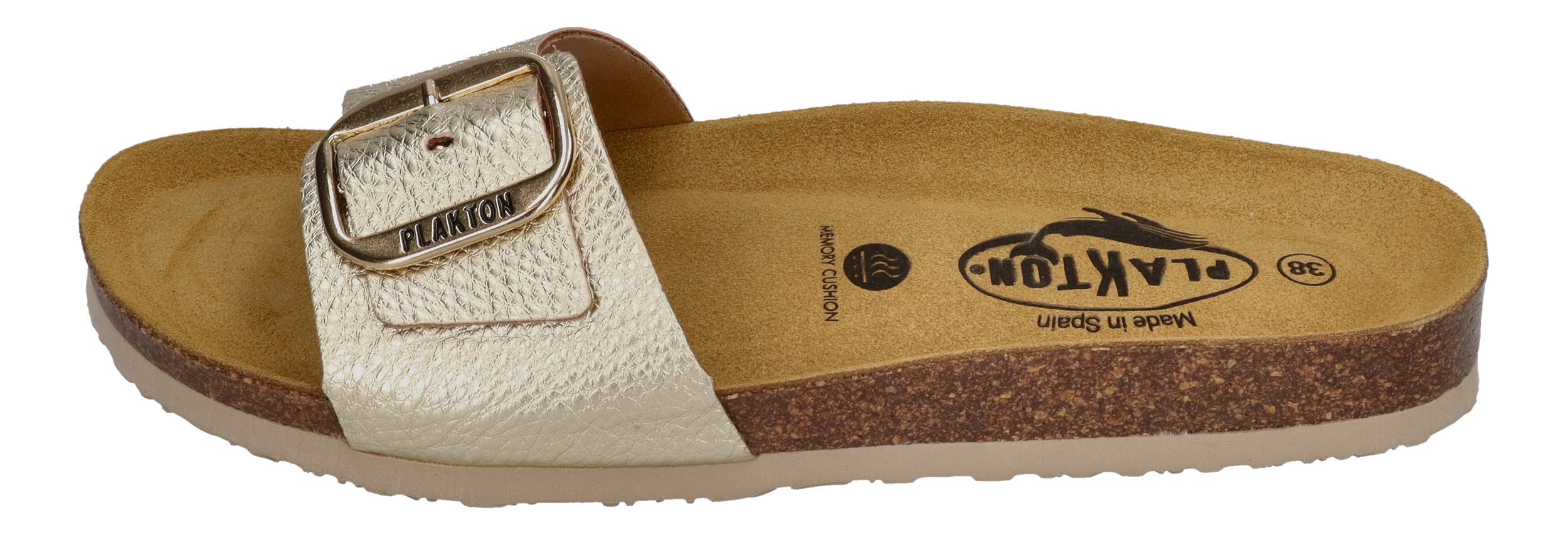 PLAKTON Damenschuhe Pantoletten - BIS 3 181018 lame oro
