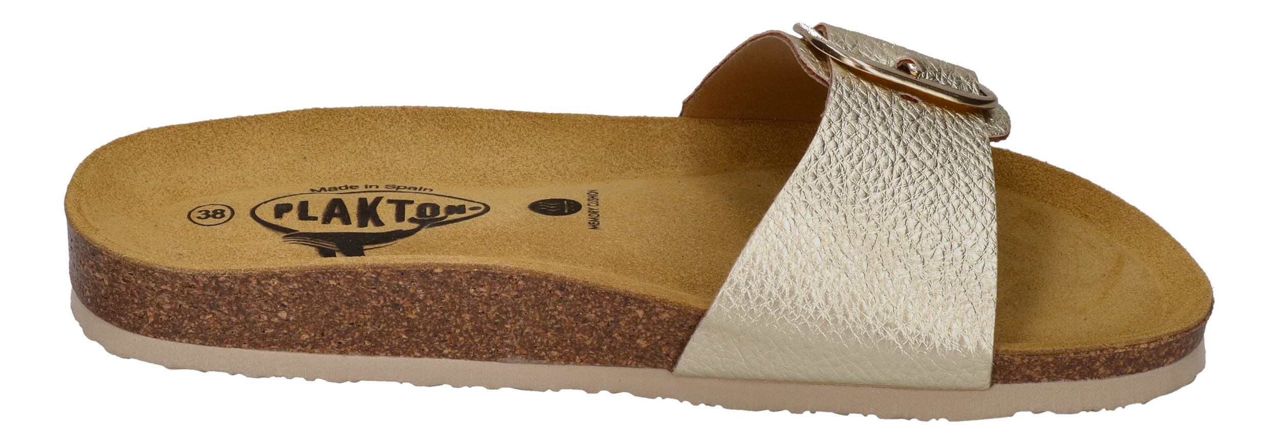PLAKTON Damenschuhe Pantoletten - BIS 3 181018 lame oro