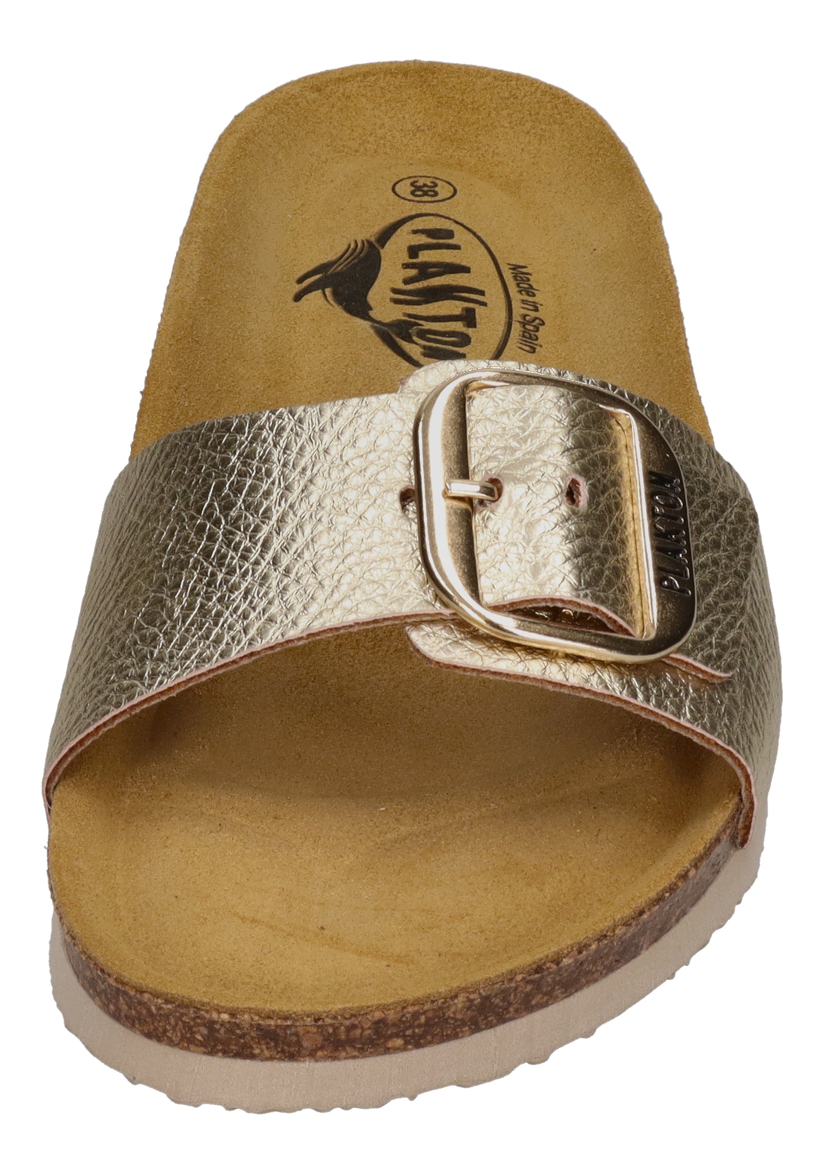 PLAKTON Damenschuhe Pantoletten - BIS 3 181018 lame oro