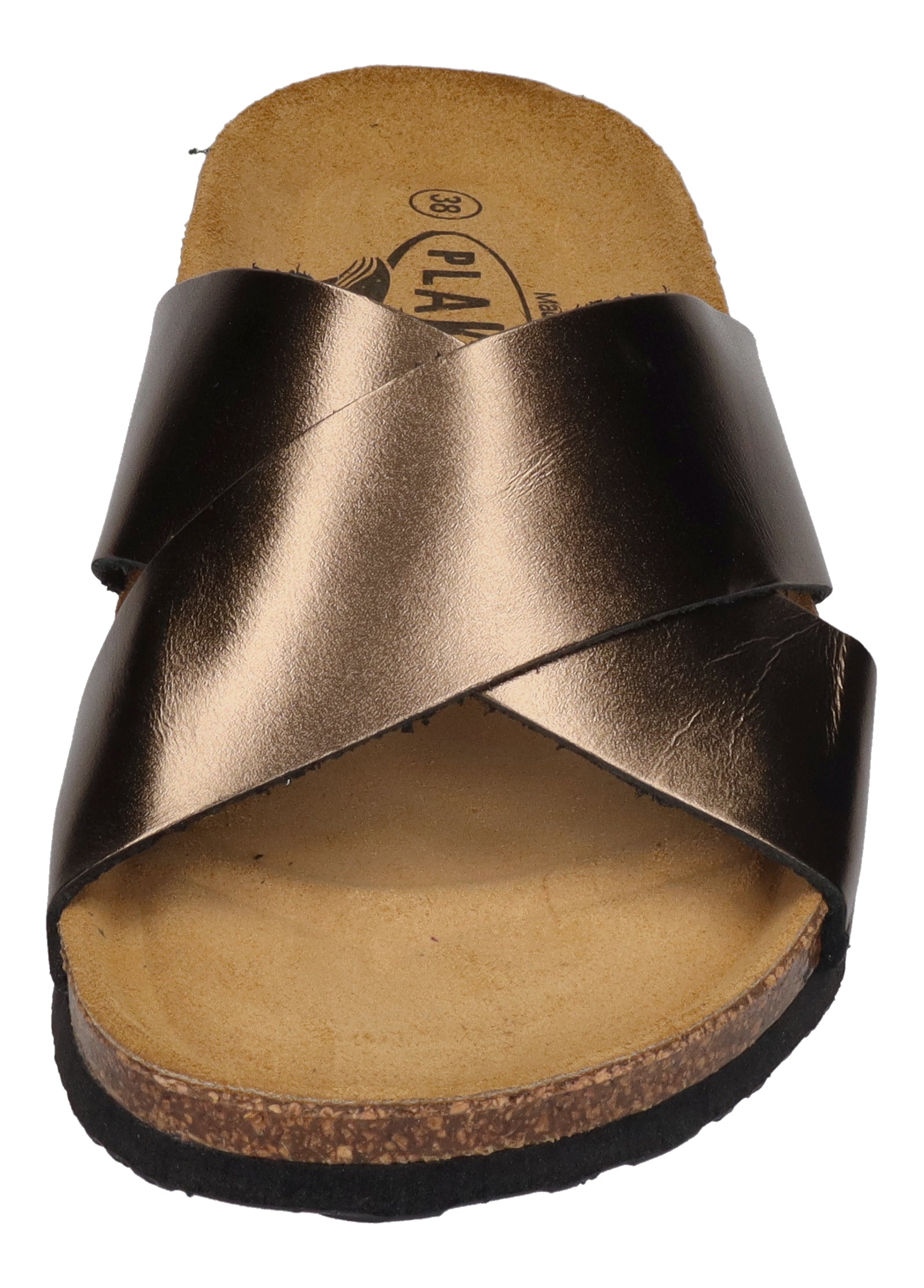 PLAKTON Damenschuhe Pantoletten - BIBI 181051 - bronze