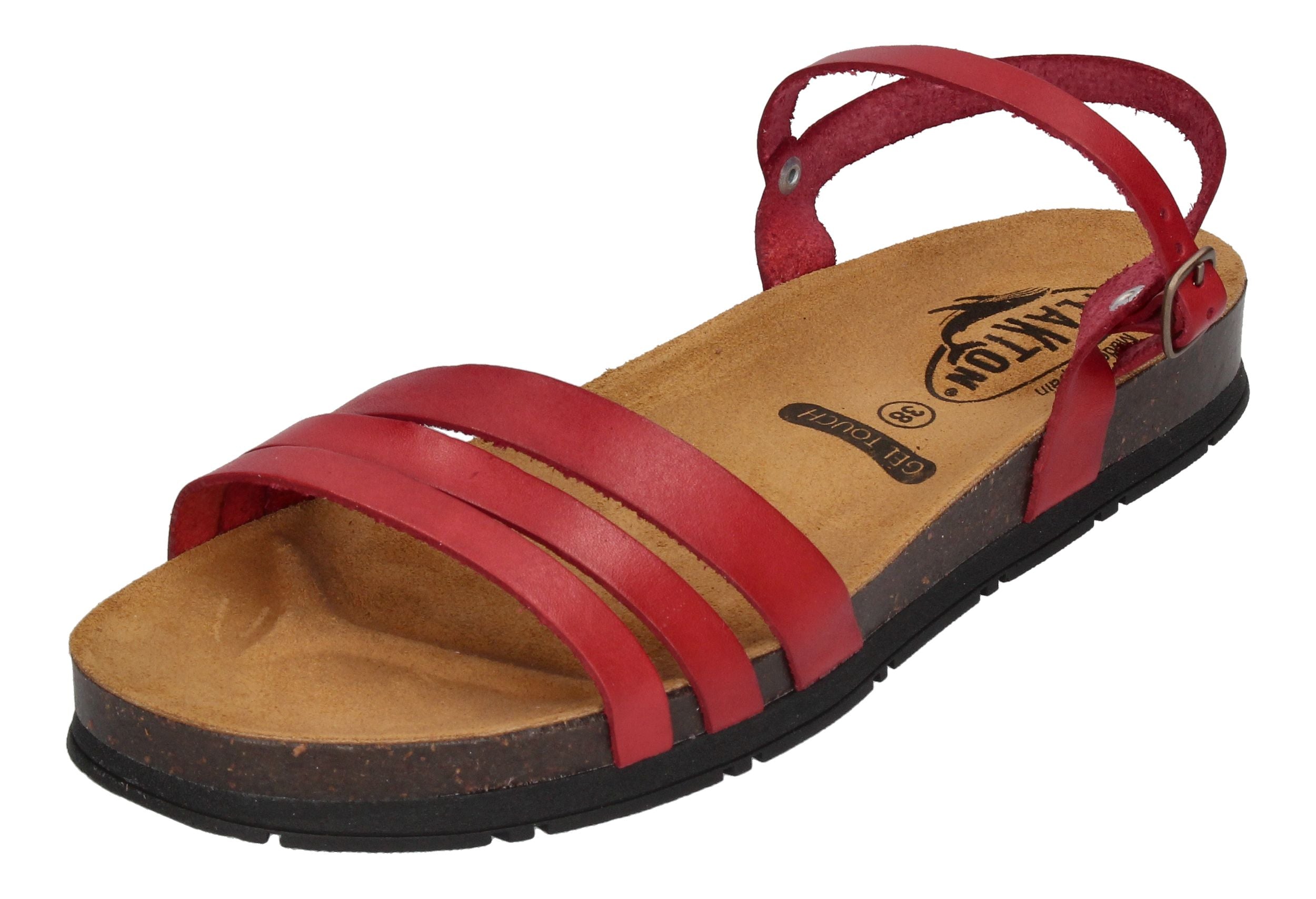 PLAKTON Damenschuhe Sandaletten GREEN 565080 - Grana-0