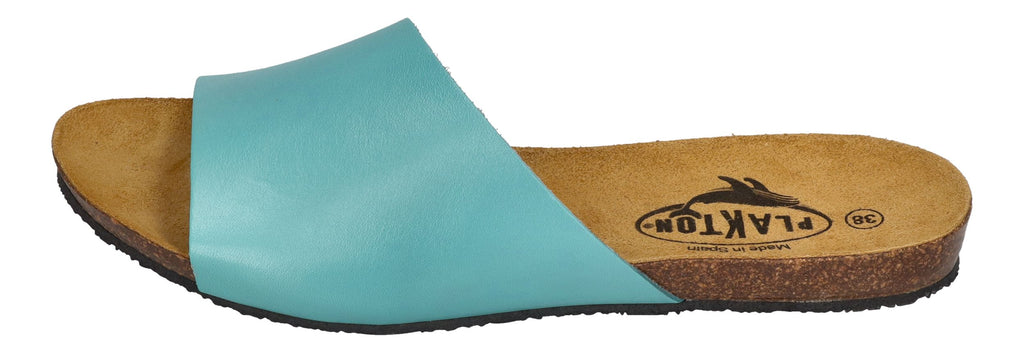 PLAKTON Damenschuhe Pantoletten - BLOGG 575538 - agua