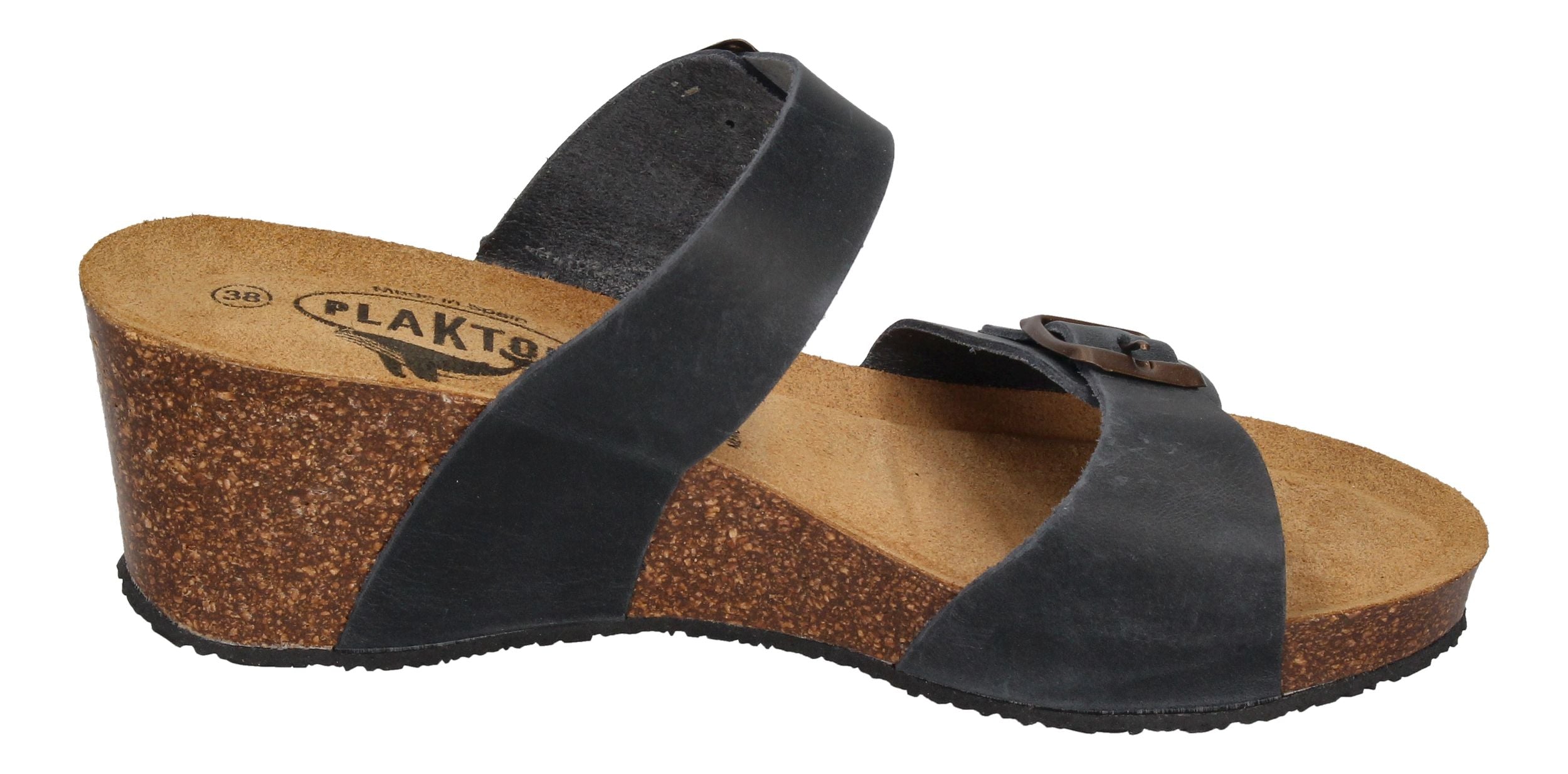 PLAKTON Damenschuhe Pantoletten BARCELONA 881001 marino-3