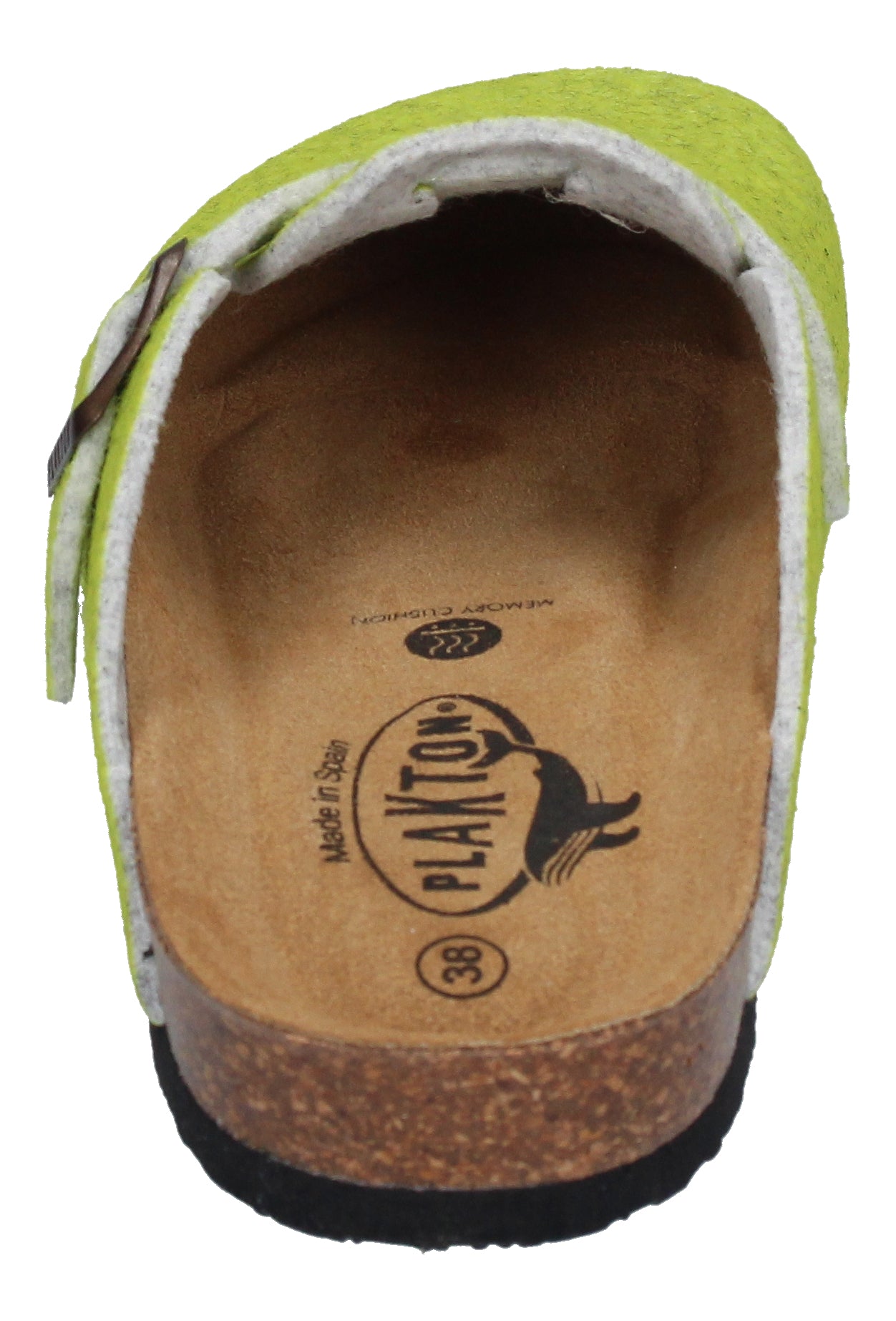PLAKTON Damenschuhe Hausschuhe - BLOGG 181539 - verde 8-4