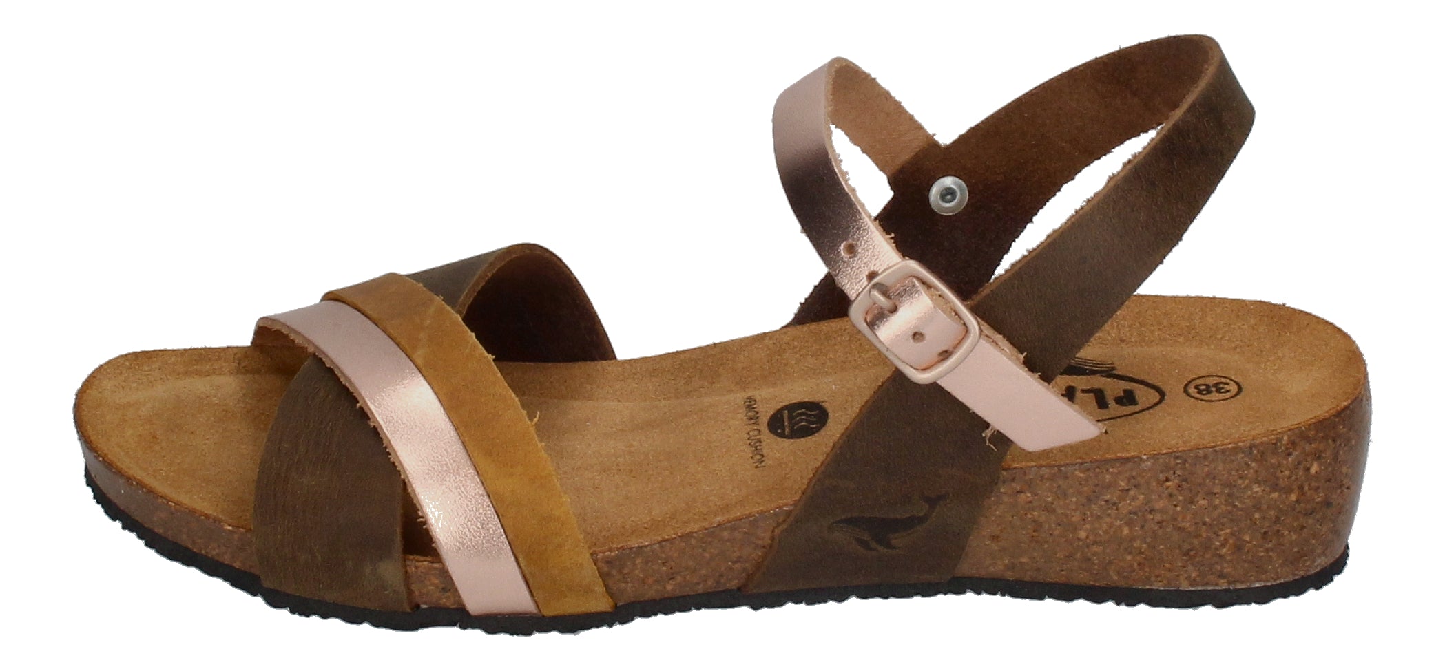PLAKTON Sandaletten - NORTE 775895 - metal lux ardilla-1