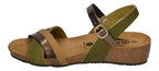 PLAKTON Sandaletten - NORTE 775895 - metal lux kaki-1