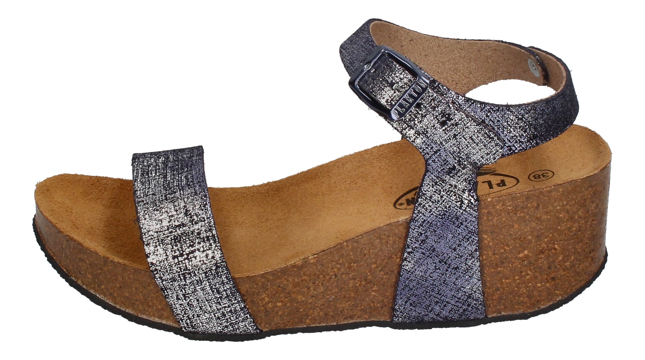 PLAKTON Damenschuhe Sandaletten - SO KISS 273023 - azul-1