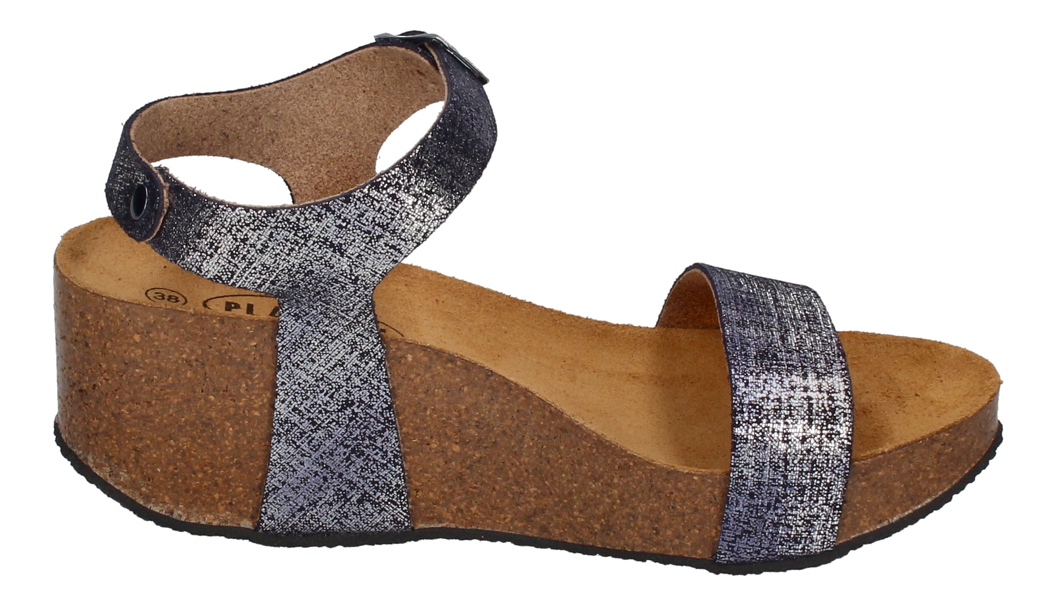 PLAKTON Damenschuhe Sandaletten - SO KISS 273023 - azul-3