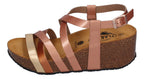 PLAKTON Damen Sandaletten SO SONG 875174 oro cobre rose-1