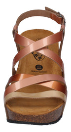 PLAKTON Damen Sandaletten SO SONG 875174 oro cobre rose-2