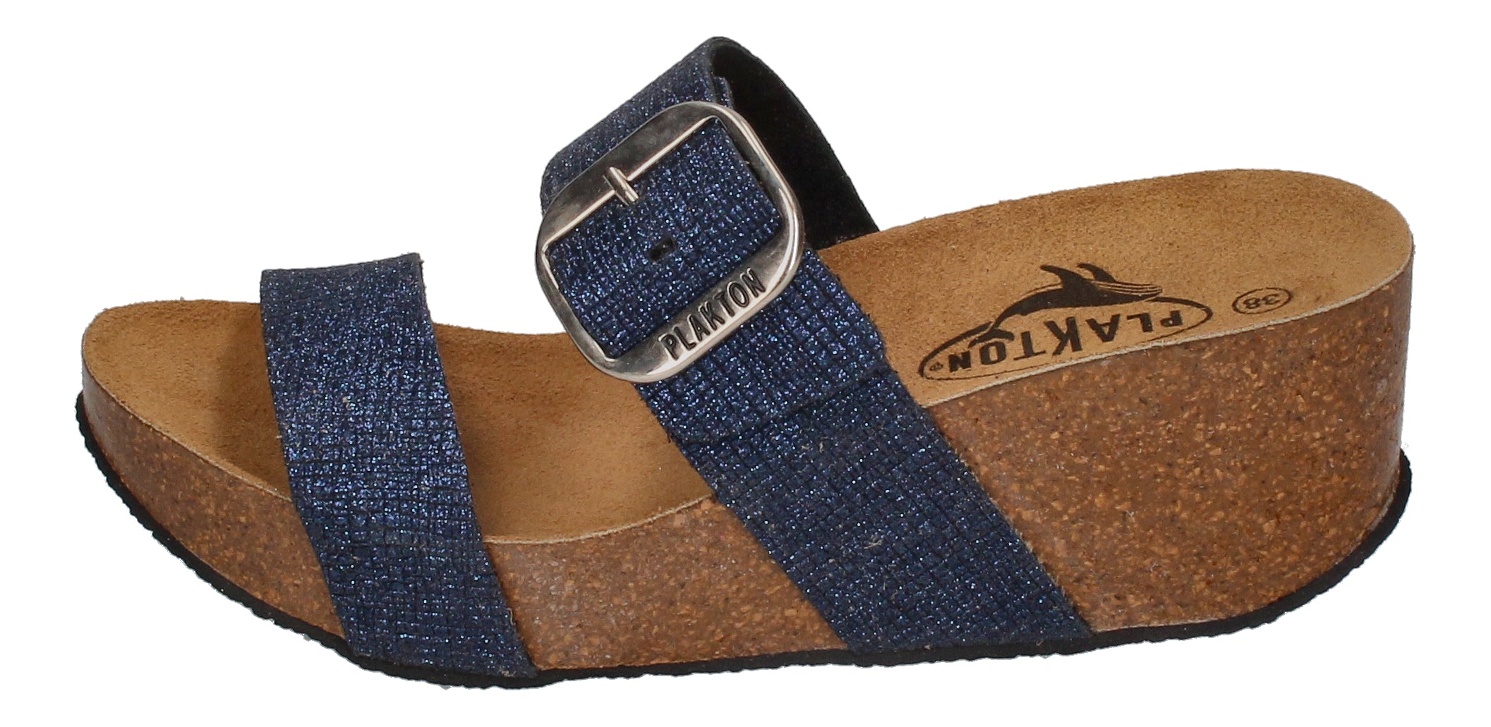PLAKTON Damenschuhe Pantoletten - SO ROCK 273004 - azul-1