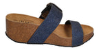 PLAKTON Damenschuhe Pantoletten - SO ROCK 273004 - azul-3