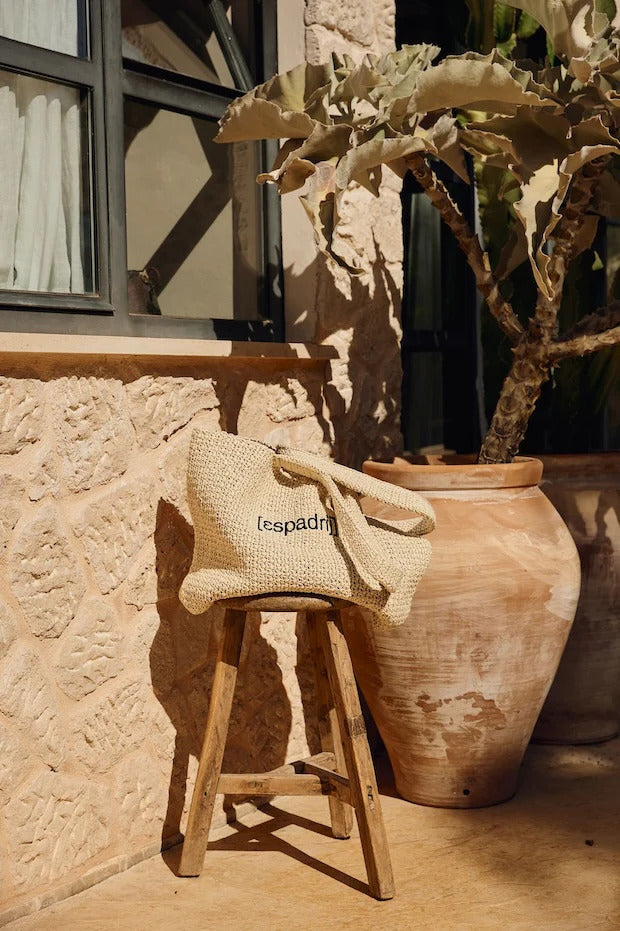 ESPADRIJ L'ORIGINALE Tasche RAFFIA TOTE GRANDE nature