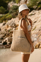ESPADRIJ L'ORIGINALE Tasche RAFFIA TOTE MEDIUM nature