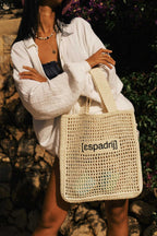 ESPADRIJ L'ORIGINALE Tasche RAFFIA TOTE MEDIUM nature