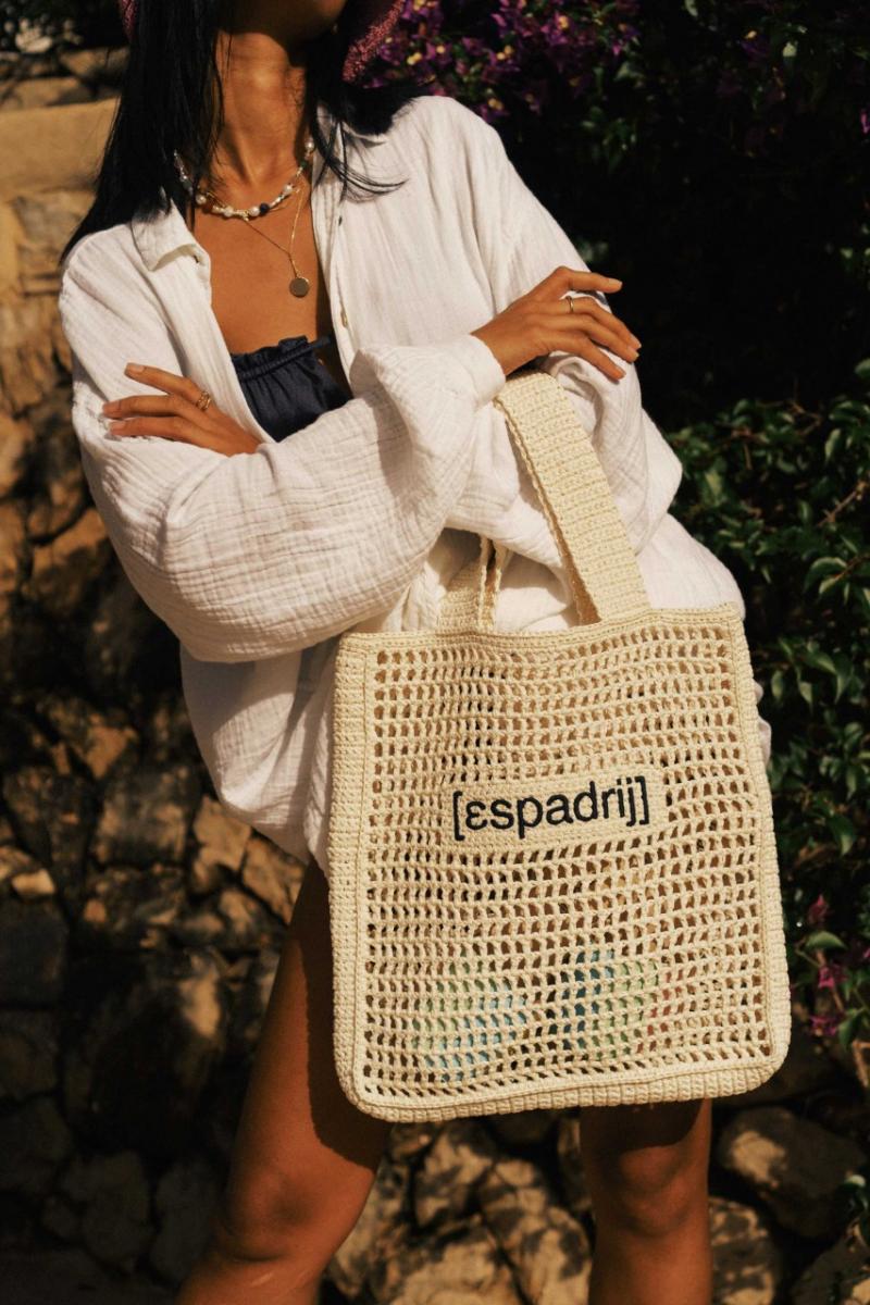 ESPADRIJ L'ORIGINALE Tasche RAFFIA TOTE MEDIUM nature