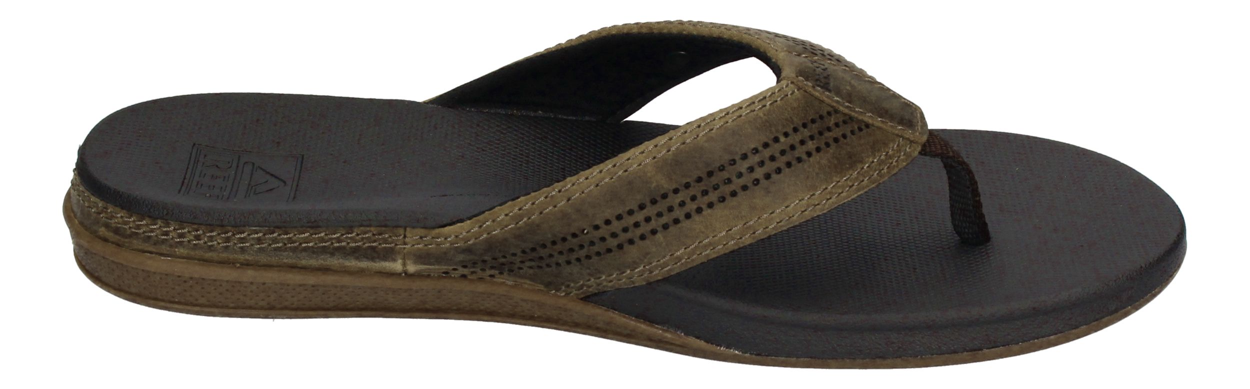 REEF - REDUZIERT - Zehentrenner CUSHION LUX - tan black-3