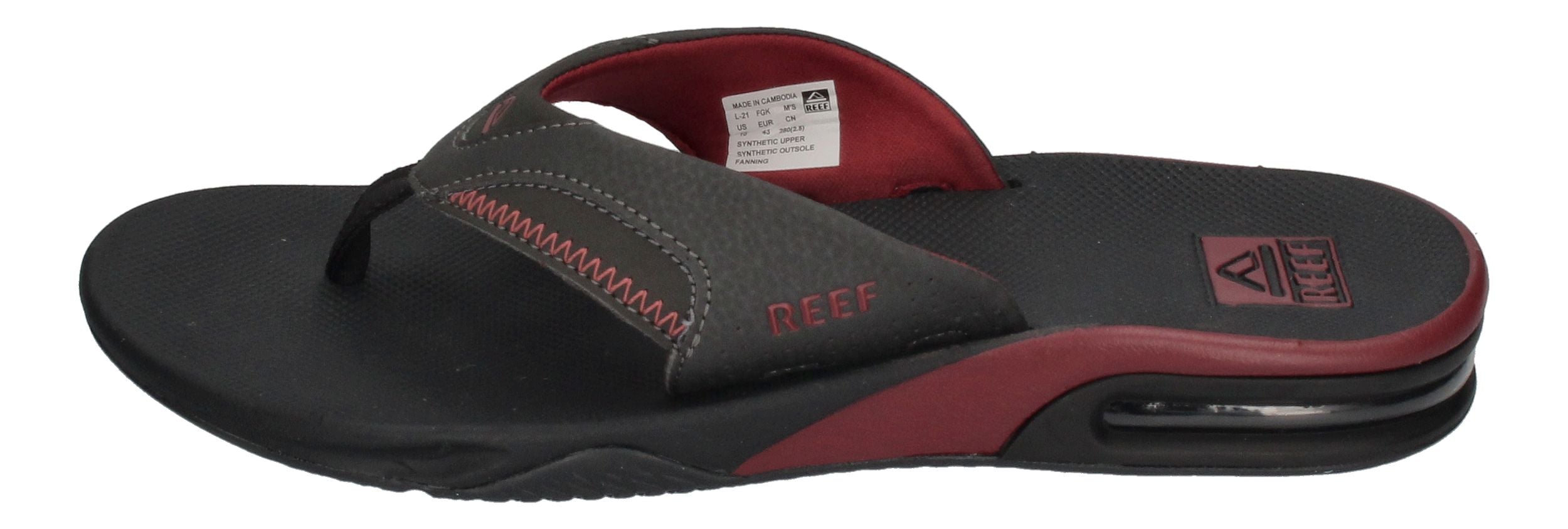 REEF Herren Zehentrenner FANNING CI6585 - red raven-1