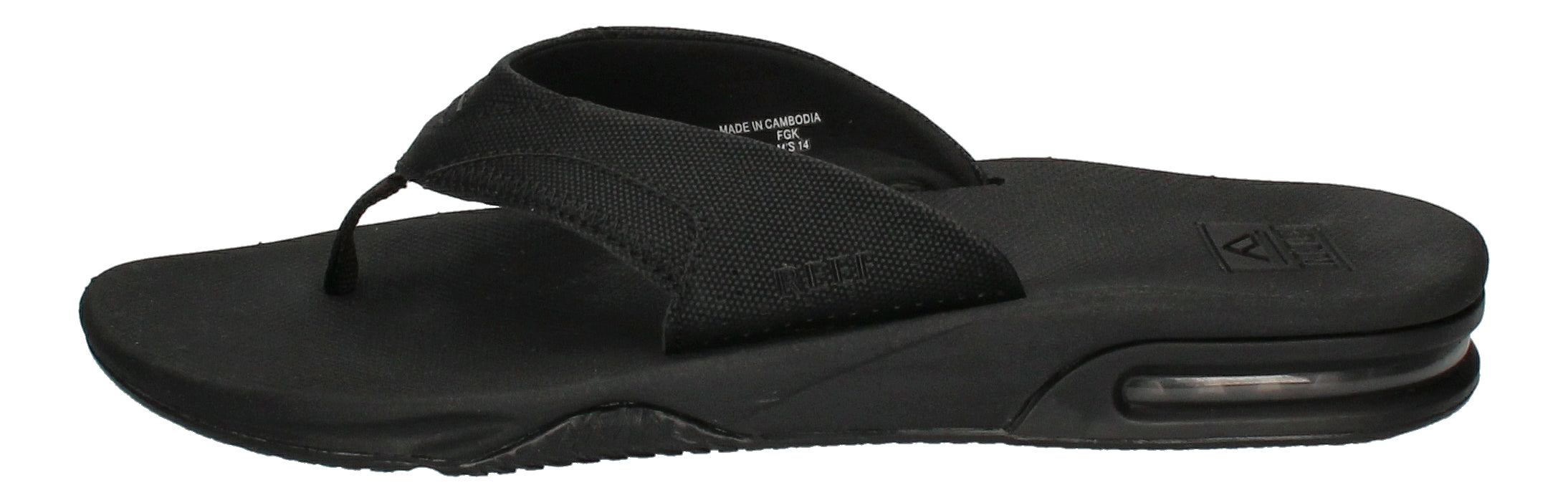 REEF Zehentrenner mit Flaschenöffner FANNING all black-1
