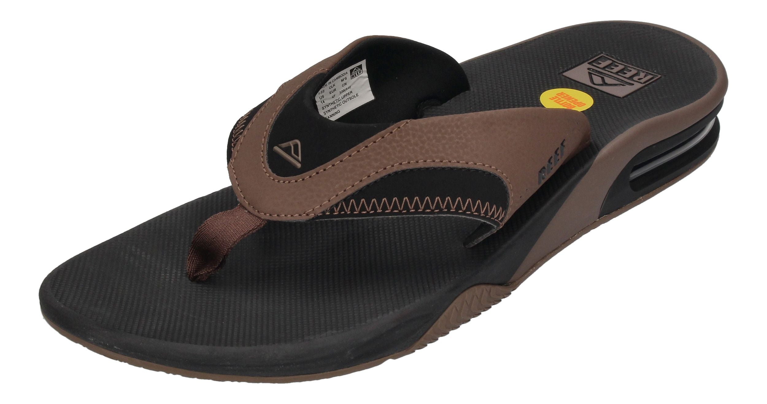REEF in Übergröße - Zehentrenner FANNING - black and tan-0