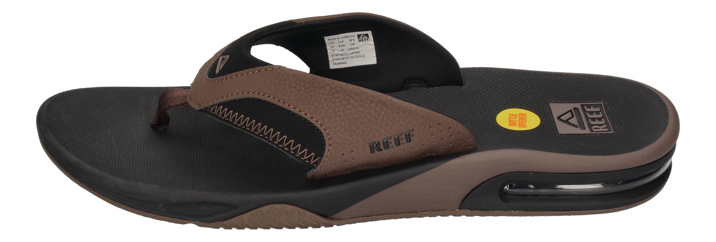 REEF in Übergröße - Zehentrenner FANNING - black and tan-1