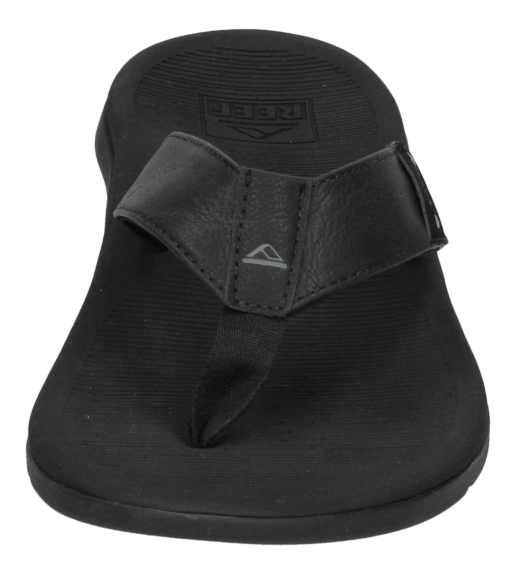REEF Herrenschuhe Zehentrenner - SANTA ANA - all black-2