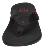 REEF Herrenschuhe Zehentrenner - SANTA ANA - raven red-2