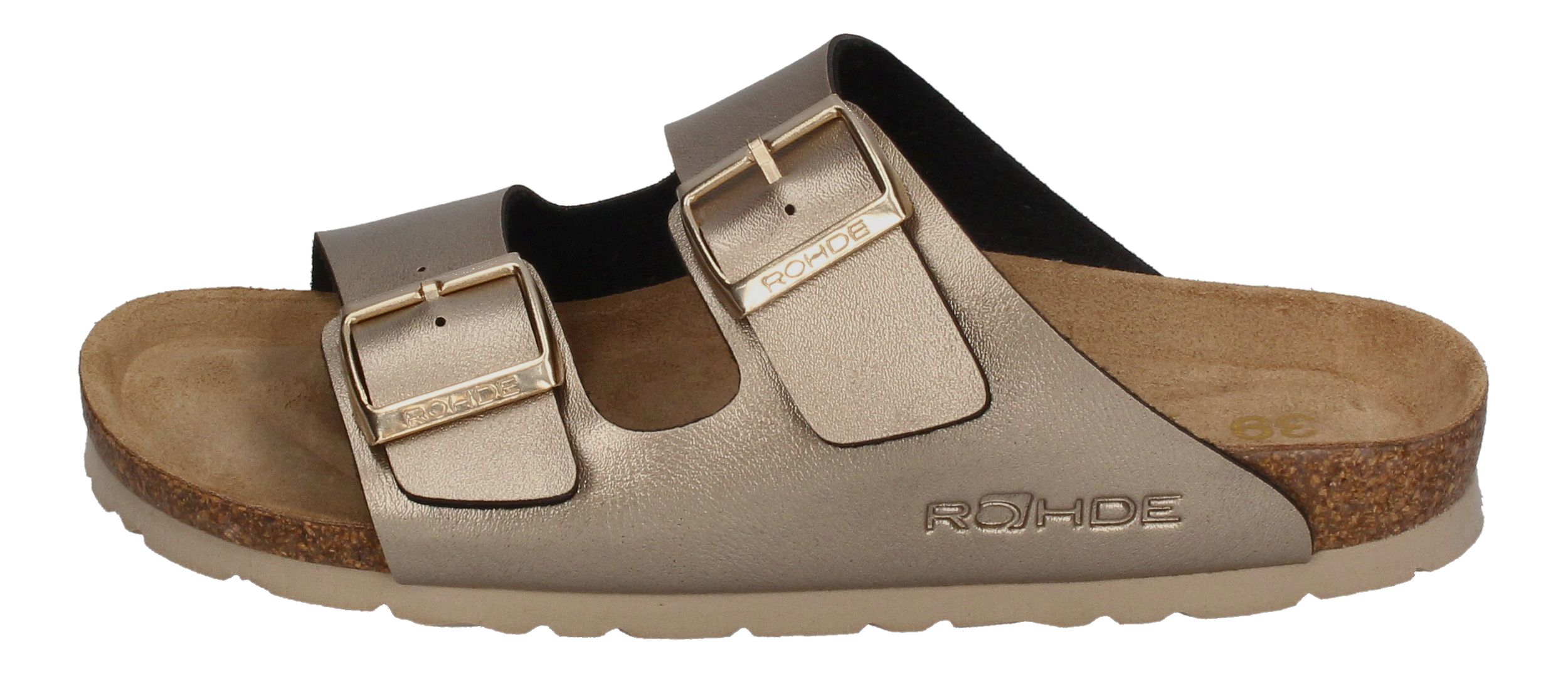 ROHDE Damen - Pantoletten ALBA 5623-37 - messing-1