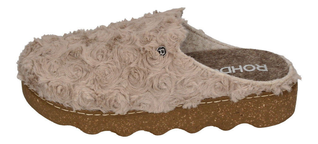 ROHDE Damenschuhe Hausschuhe - FOGGIA-D 6118-17 leinen
