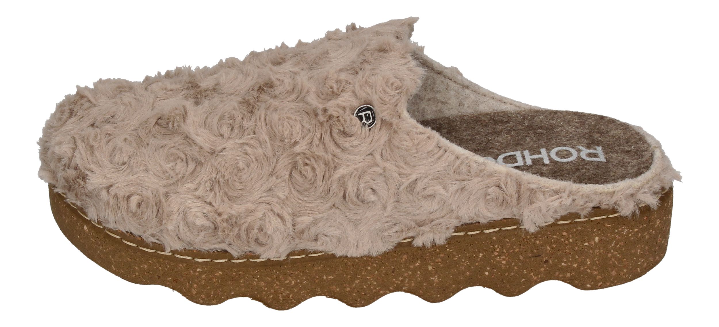 ROHDE Damenschuhe Hausschuhe - FOGGIA-D 6118-17 leinen