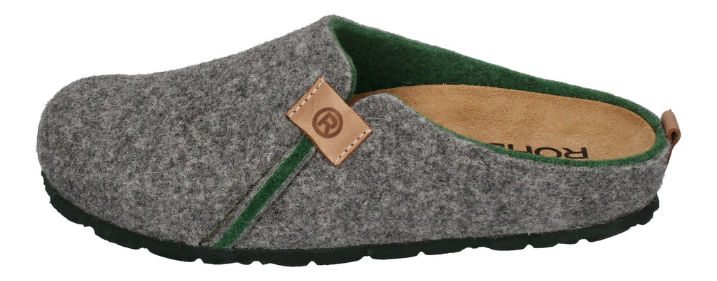 ROHDE Damen - Hausschuhe NAPOLI 6803-80 - grau-1
