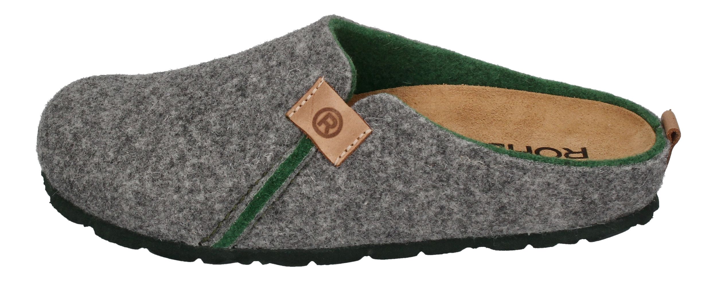 ROHDE Damen - Hausschuhe NAPOLI 6803-80 - grau-1