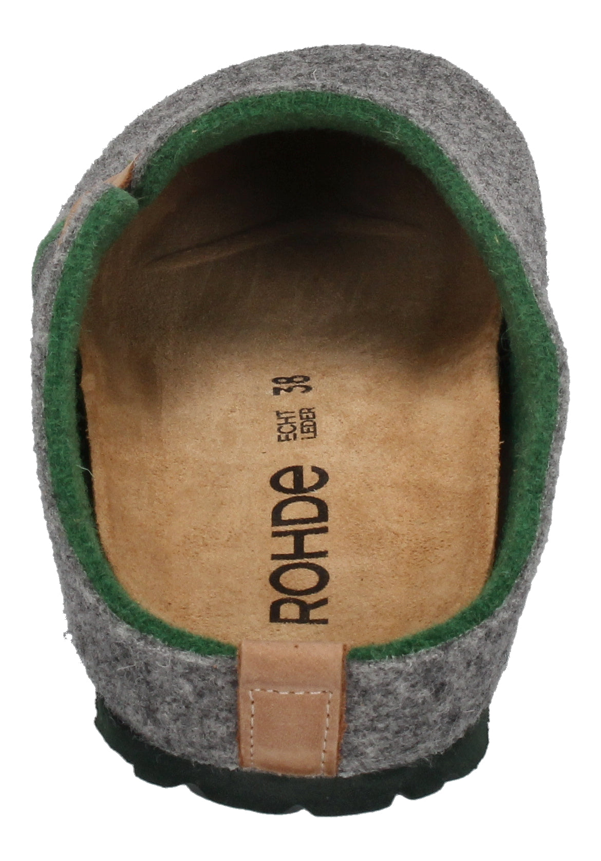ROHDE Damen - Hausschuhe NAPOLI 6803-80 - grau-4