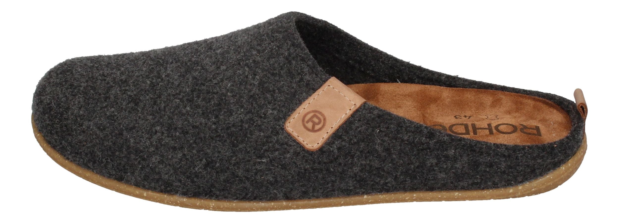ROHDE Herrenschuhe Hausschuhe TIVOLI 6920-82 anthracite-1