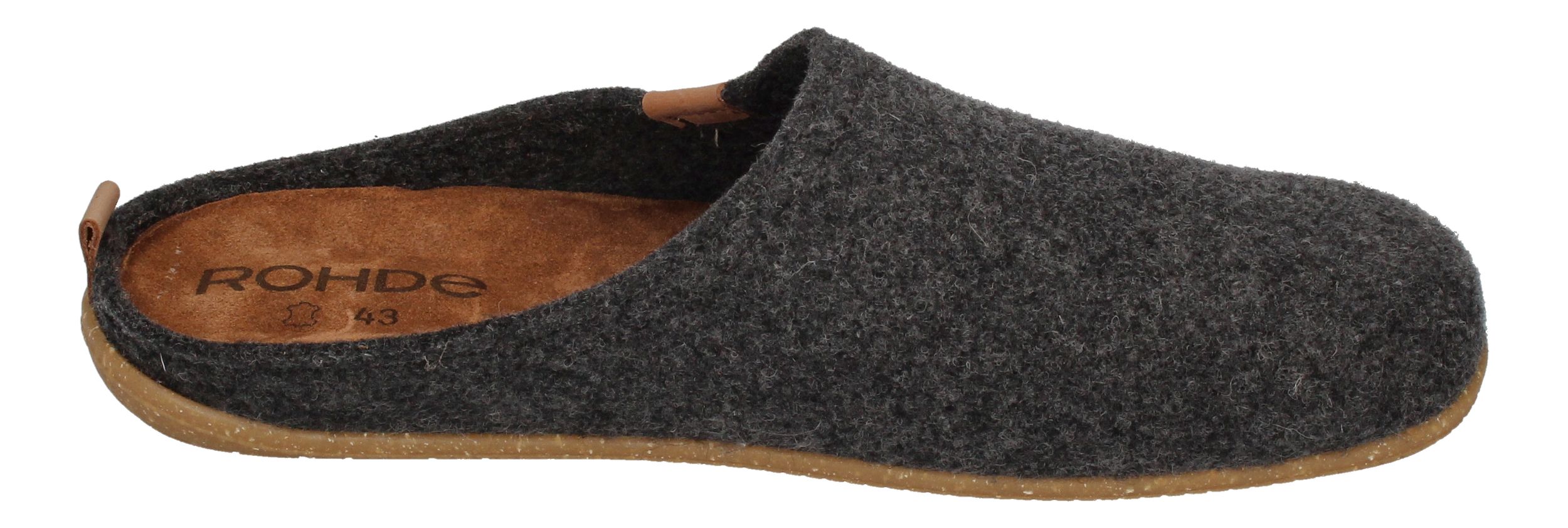 ROHDE Herrenschuhe Hausschuhe TIVOLI 6920-82 anthracite-3