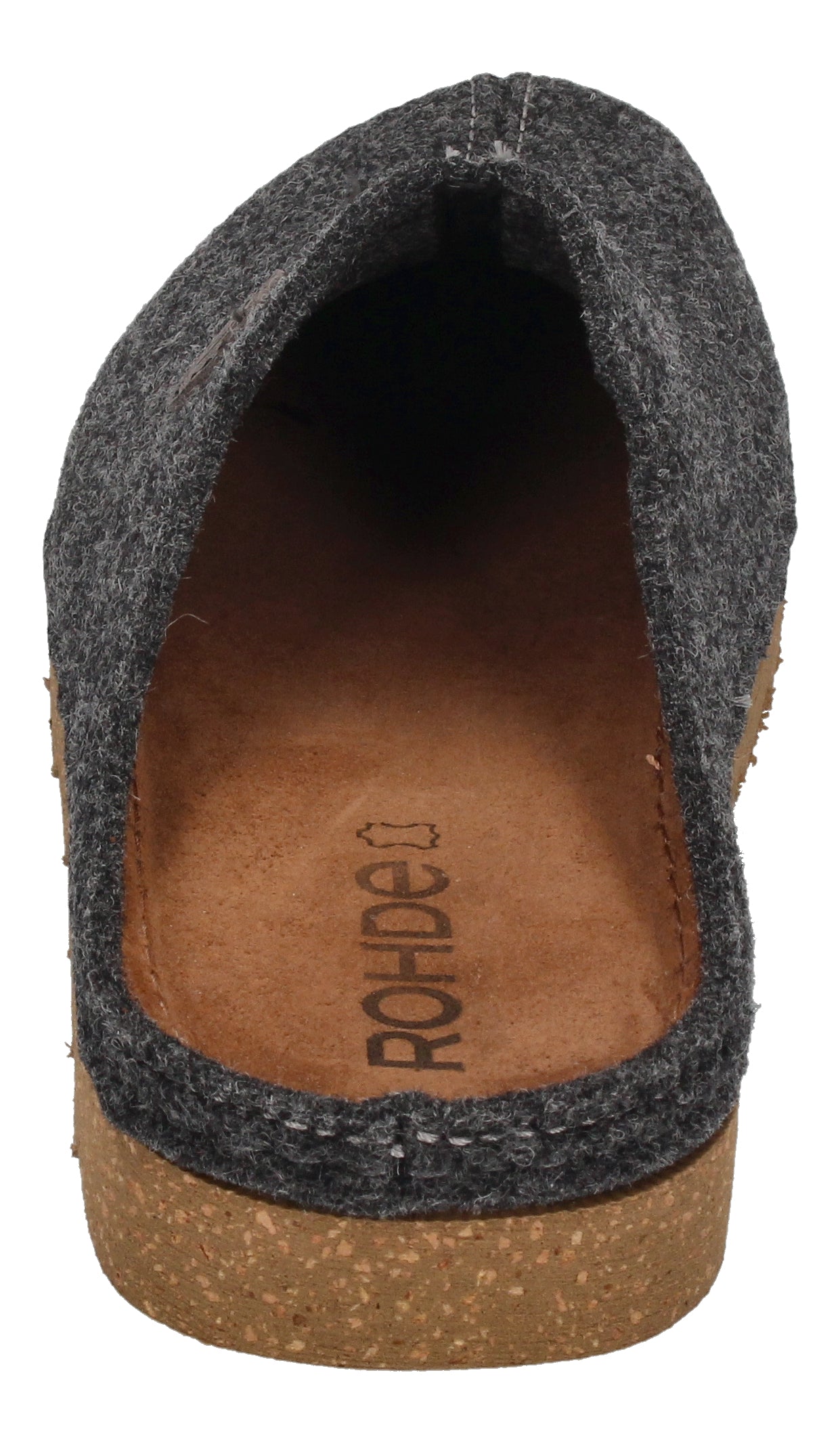 ROHDE Herrenschuhe Hausschuhe FOGGIA-H 7100-82 anthrazit