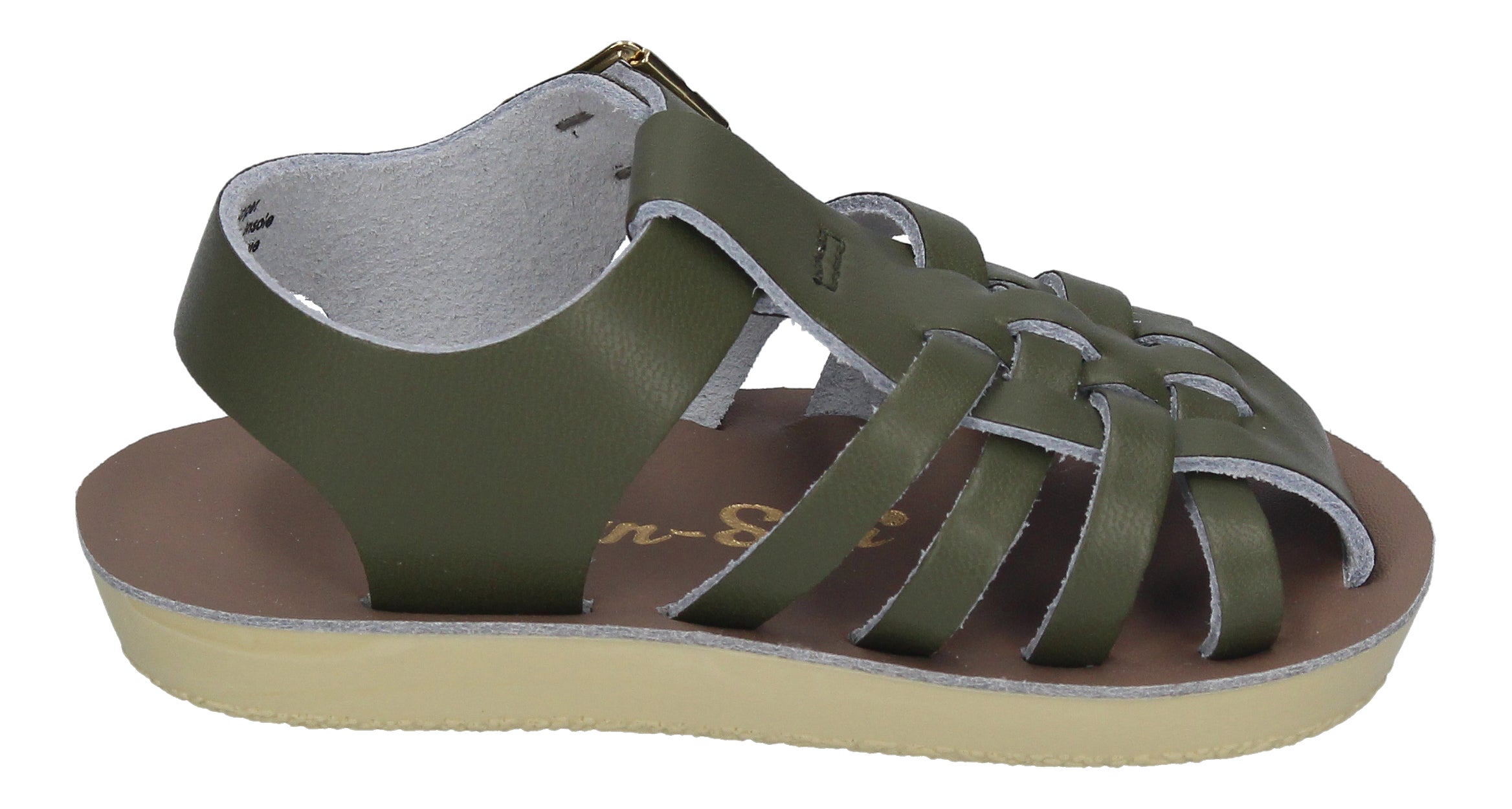 SALT WATER SANDALS Baby Sandalen SAILOR CHILD 4216 olive-3