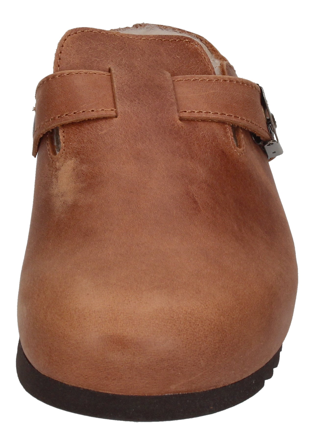 SCHOLL Damen Pantoletten - GRACE FUR F303131175 cognac-2