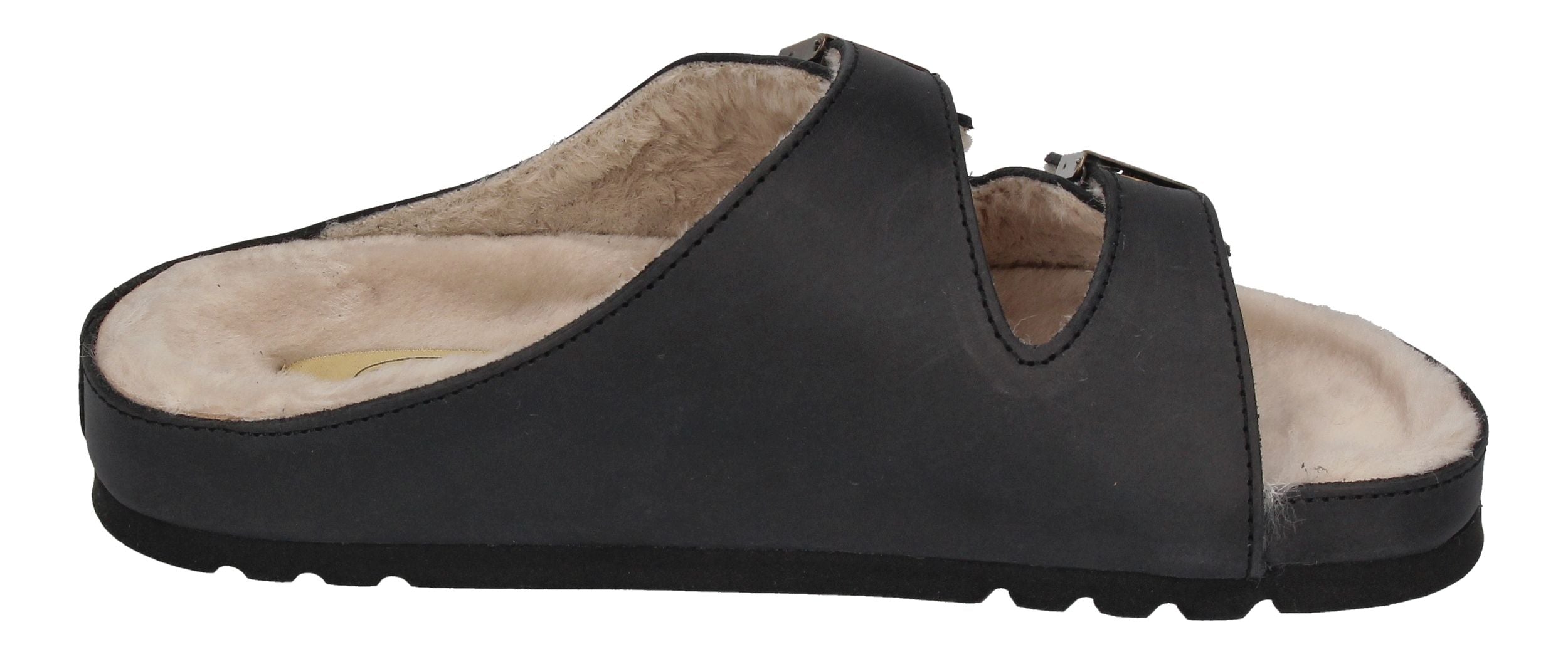SCHOLL Damenschuhe Pantoletten KIM FUR - black-3