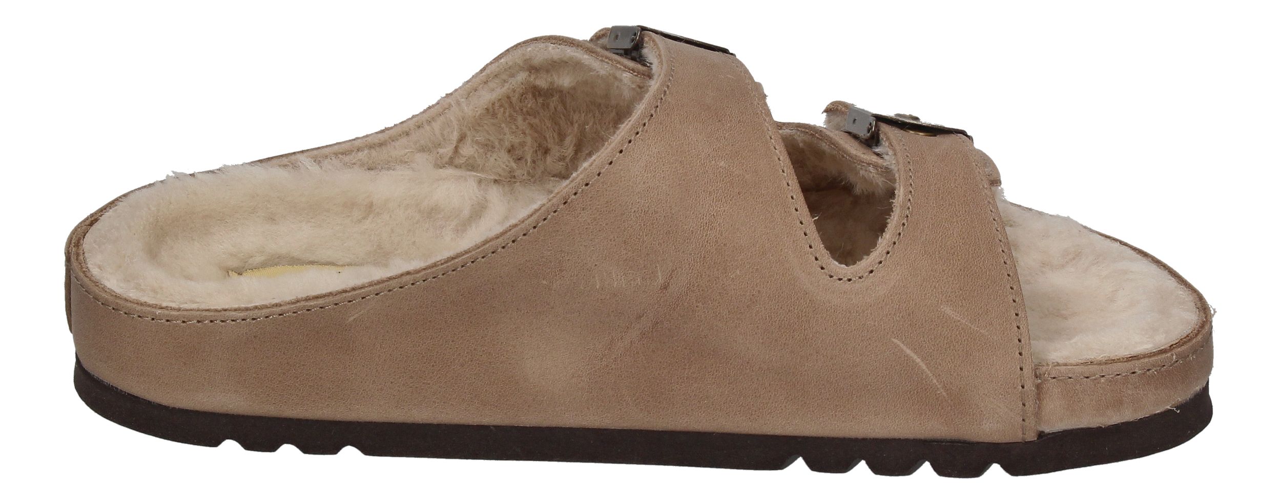 SCHOLL Damenschuhe Pantoletten KIM FUR - taupe-3