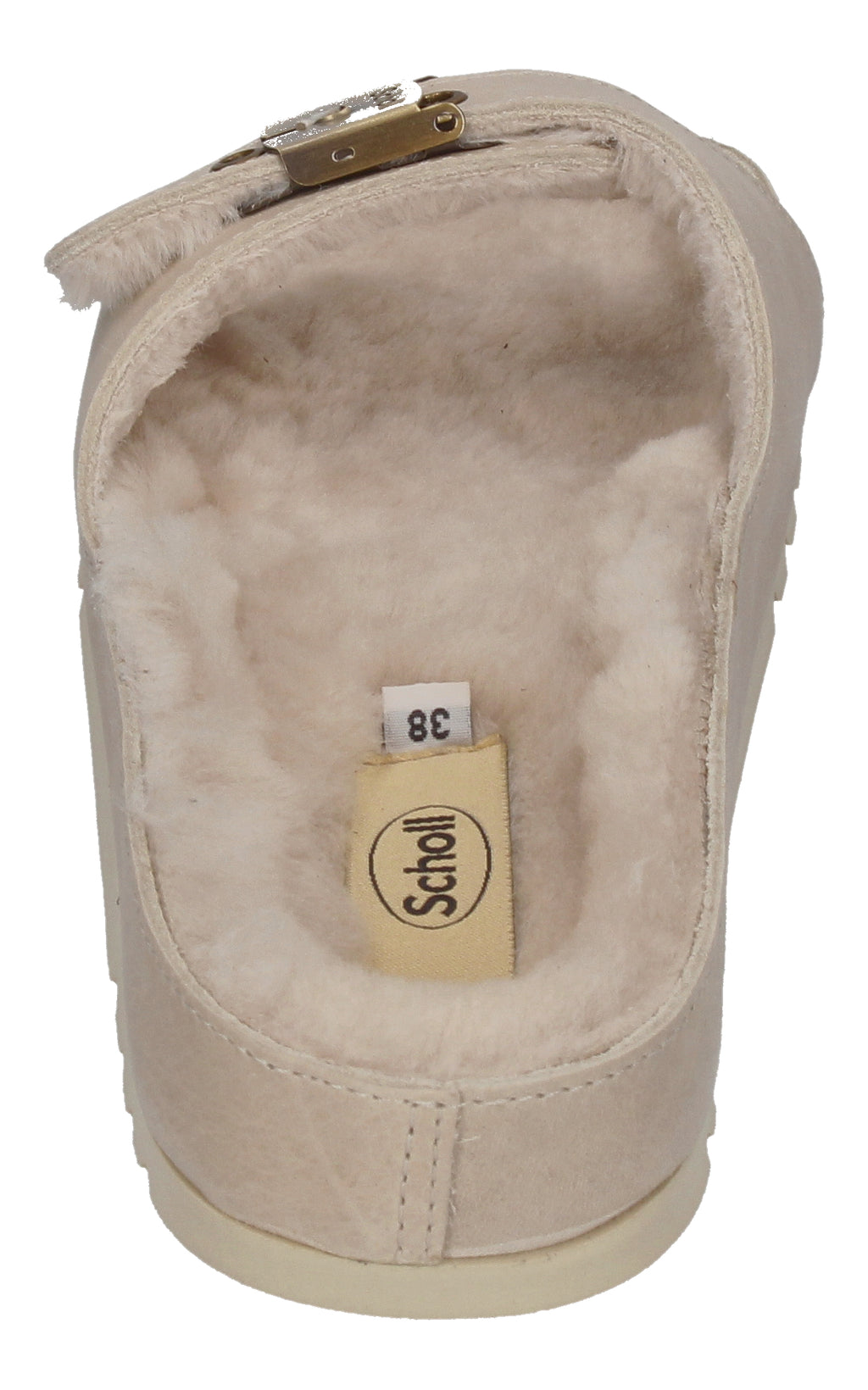 SCHOLL Damenschuhe Pantoletten MEG FUR - ivory-4