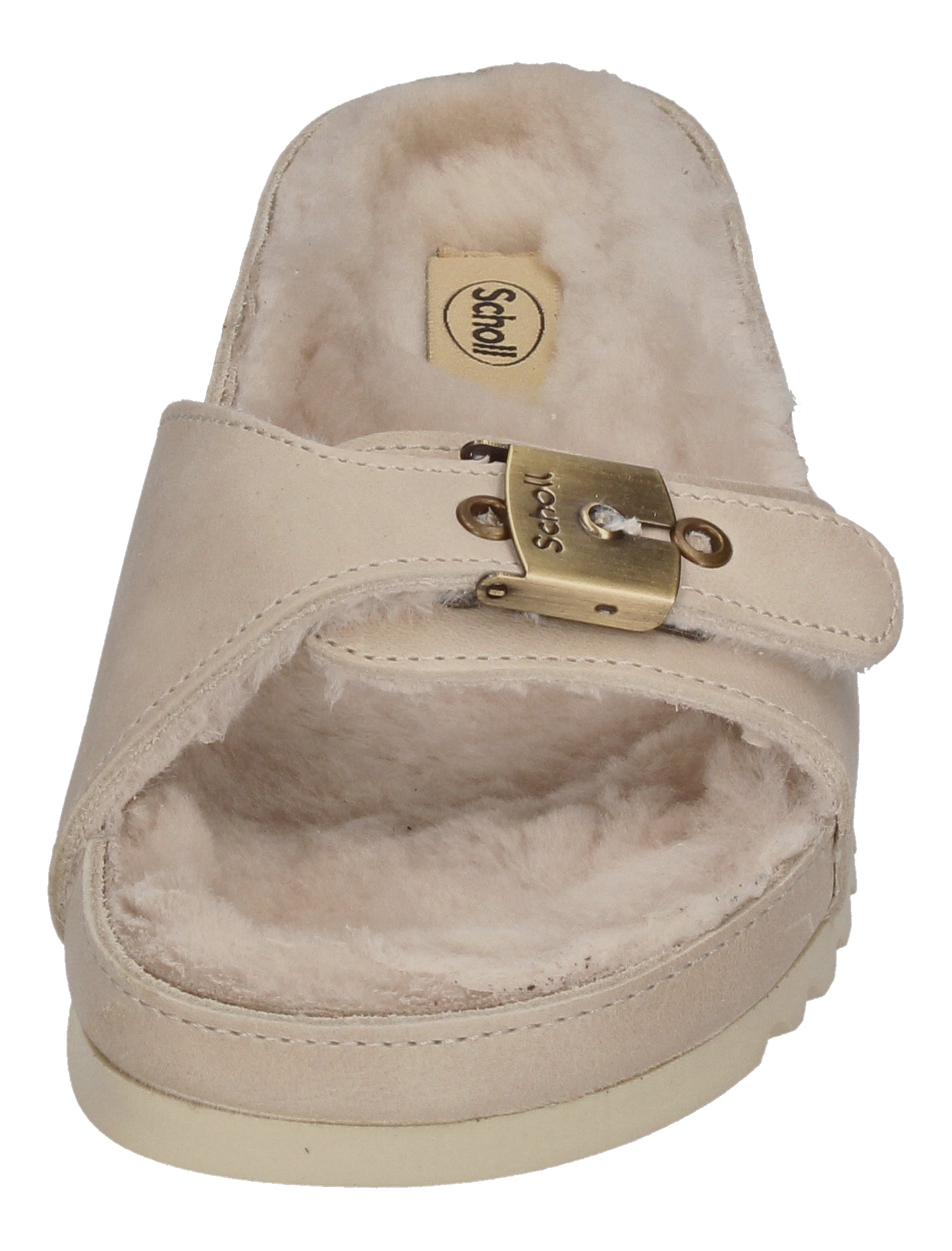 SCHOLL Damenschuhe Pantoletten MEG FUR - ivory-2