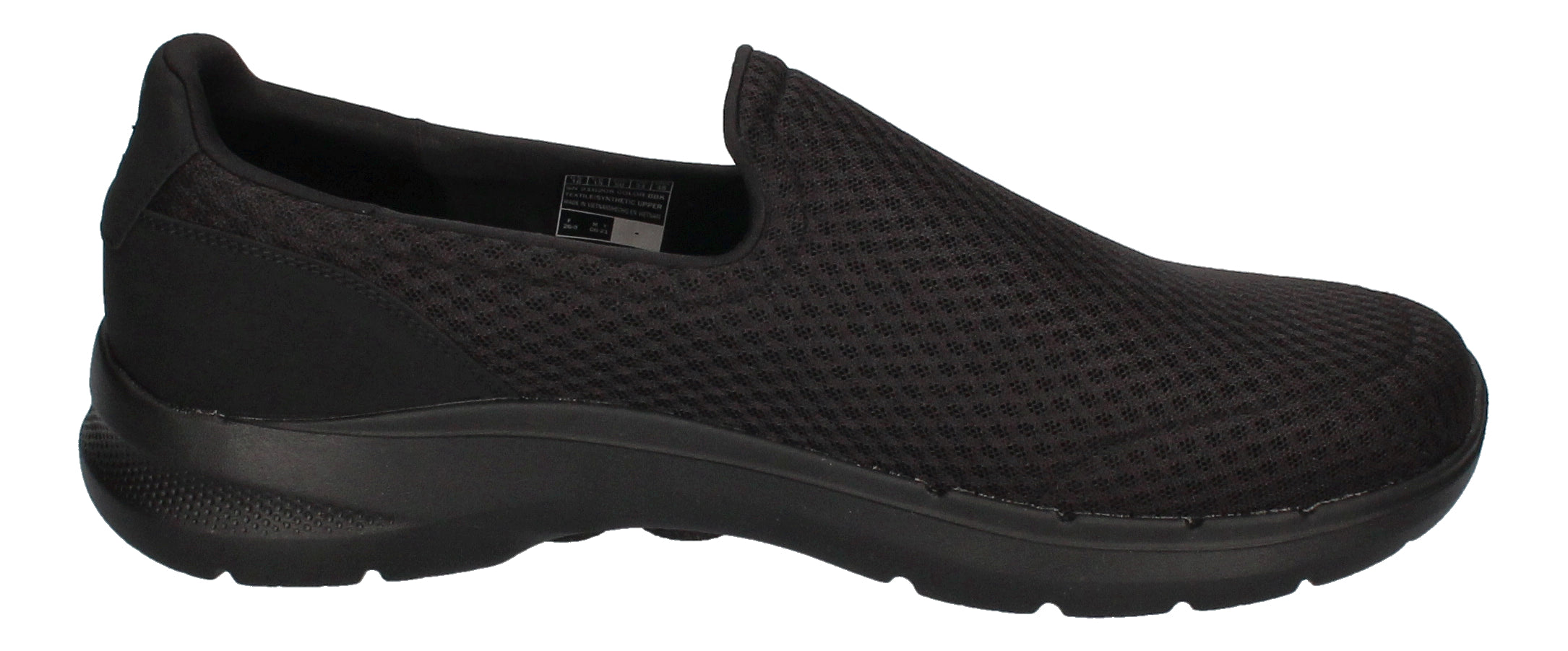 SKECHERS Slipper in Übergröße - GO WALK 6 216208 - BBK-3