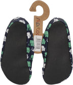 SLIPSTOP Hausschuhe Badeschuhe ANDY Elefanten dunkelblau-1