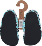 SLIPSTOP Hausschuhe Badeschuhe CUBS BLUE Panda hellblau-1